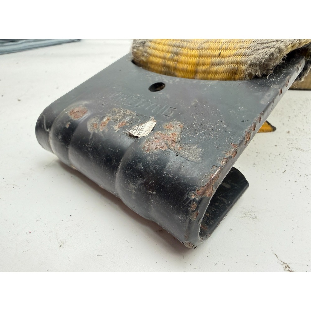 Kinedyne 4" Winch Strap Flat Hook Heavy Duty Cargo Tie Down 5400 lbs WLL Yellow - Picture 9 of 13